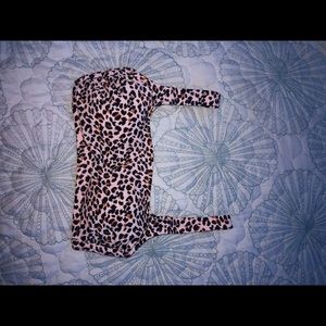 Cheetah bathing suit top